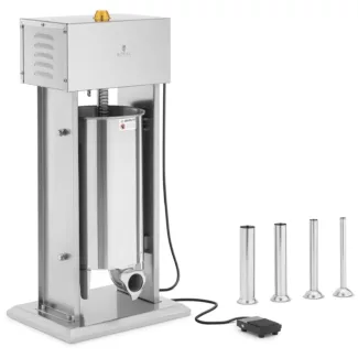 Makkarapuristin – 15 l – sähkökäyttöinen – sis. 4 täyttöputkea – Royal Catering