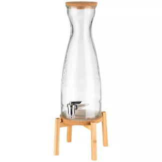 Mehuannostelija – 4,5 L – ruostumaton teräs, silikoni, puu, korkki