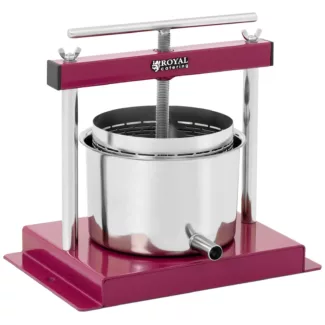 Mehupuristin – ruostumaton teräs – 3 l – sis. keräyskulhon poistoputkella Mehupuristin – ruostumaton teräs – 3 l – sis. keräyskulhon poistoputkella