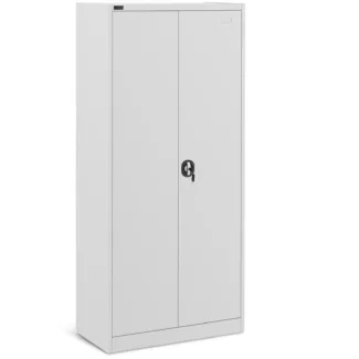 Metallikaappi – 195 cm – 4 hyllytasoa – harmaa Metallikaappi – 195 cm – 4 hyllytasoa – harmaa