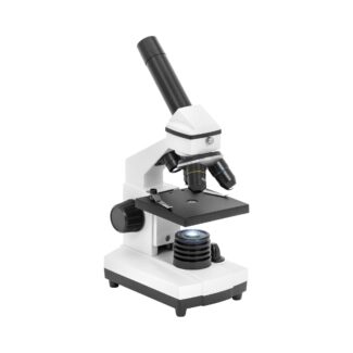 Mikroskooppi – 40-400x – monokulaari – LED – läpi- ja kohdevalo