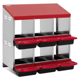 Munintapesä – 6-osainen – galvanoitua terästä – seinäkiinnitys