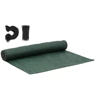 Näkösuoja – HDPE-kangas – 50 x 1,5 m – materiaalitiheys 150 g/m² – repeytymätön – säänkestävä – sis. asennusmateriaalit