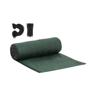 Näkösuoja – HDPE-kangas – 50 x 1,8 m – materiaalitiheys 150 g/m² – repeytymätön – säänkestävä – sis. asennusmateriaalit