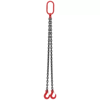 Nostoketju – 2800 kg – 2 x 1 m – musta/punainen