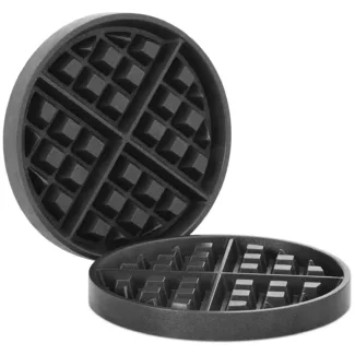 Paistolevy vohveliraudalle – pyöreä – 4 pientä vohvelia – Ø 170 mm – alumiini / PTFE – Royal Catering