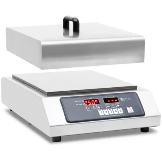 Paistotaso – induktio – 320 x 370 mm – sileä – 2000 W – kannella – Royal Catering