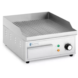 Paistotaso sähkökäyttöinen – 380 x 330 mm – Royal Catering – uritettu – 2,000 W