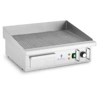 Paistotaso sähkökäyttöinen – 550 x 350 mm – Royal Catering – uritettu – 3,000 W