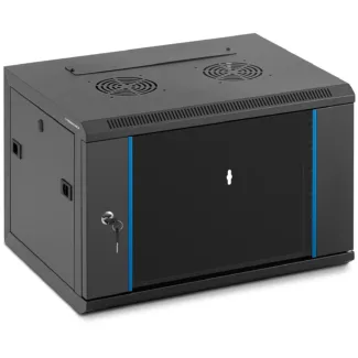 Palvelinkaappi – 19 tuumaa – 6 U – lukittava – jopa 60 kg – musta