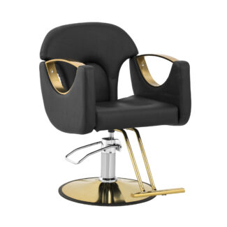 Parturituoli jalkatuella – 55-65 cm – 180 kg – musta