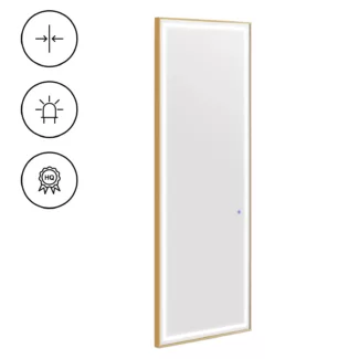 Peilipaikka – LED-valaistus – erittäin litteä – suorakulmainen – 70 x 4 x 180 cm