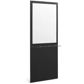 Peilipaikka – seinäasennus – lasihylly – 5 kg – 80 x 20 x 180 cm