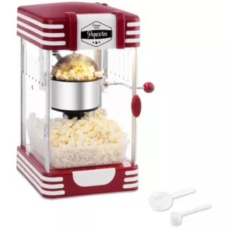 Popcorn-kone – 50-luvun vintage-muotoilu – punainen