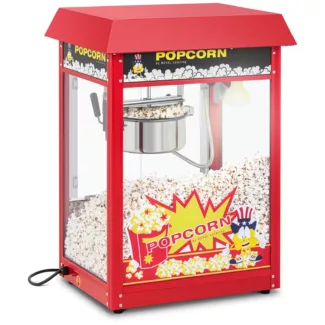 Popcorn-kone – retrotyyli – 150 / 180 °C – punainen – Royal Catering