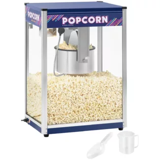 Popcorn-kone, sininen – 16 oz – XXL