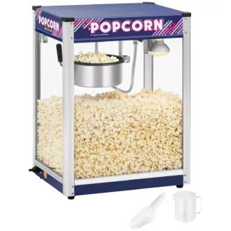 Popcorn-kone, sininen – 8 oz
