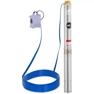 Porakaivopumppu – 3800 l/h – 500 W – ruostumaton teräs Porakaivopumppu – 3800 l/h – 500 W – ruostumaton teräs