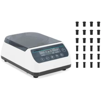 Pöytäsentrifugi – nopea – 2-in-1-roottori – 10 000 rpm – 12 putkelle / 4 PCR-liuskalle – RZB 6708 xg