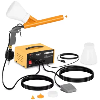 Pulverimaaliruisku- 2 x 650 ml – 0,7-2,1 bar – 30-50 kV