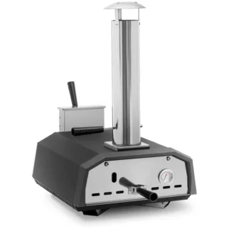 Puulämmitteinen pizzauuni – kordieriitti – 220 °C – Ø 33 cm – Royal Catering