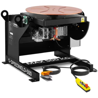 Pyörityspöytä – 500 kg – pöydän kaltevuus 0 – 140° – poljin