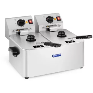 Rasvakeitin – 2 x 8 litraa / 2 x 4 litraa öljyä – EGO-termostaatit