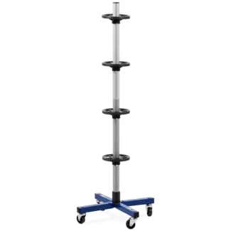 Rengasteline – liikuteltava – 100 kg – 4 renkaalle