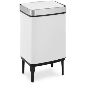 Roska-astia – 45 l – valkoinen – jalat