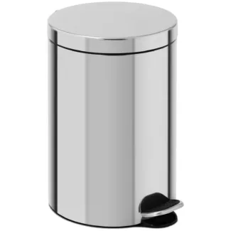 Roska-astia polkimella – 12 l – ruostumaton teräs