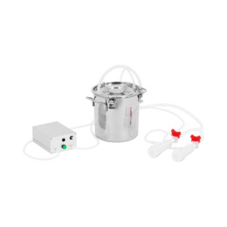 Sähkökäyttöinen lypsykone – lampaille – 2 nännikuppia -5 litran säiliö ruostumattomasta teräksestä