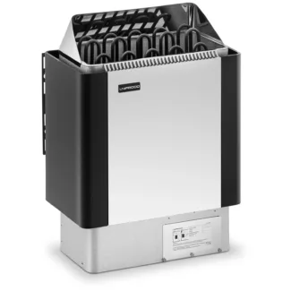 Sähkökiuas – 9 kW – 30…110 °C – ruostumaton teräs