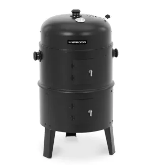 Savustusgrilli – 3 tasoa – lämpömittari