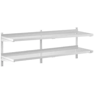 Seinähylly – 2 tasoa – 40 x 180 cm