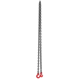 Sidontaketju – 2000 kg – 2,5 m – musta/punainen