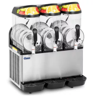 Slush-kone – 3 x 12 L – LED-valaistus – digitaalinen ohjauspaneeli – Royal Catering