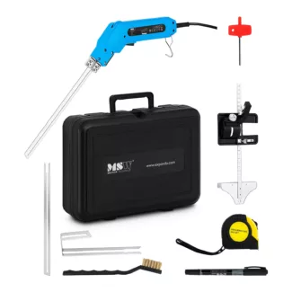 Styrox-leikkuri – 250 W – 500 °C – enintään 250 mm – profiiliterä ja ohjain