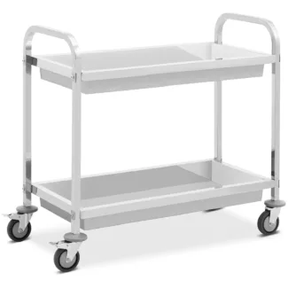 Tarjoiluvaunu – 2 hyllyä – 42 x 38 x 8 cm – 72 kg – Royal Catering