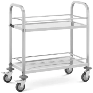Tarjoiluvaunu – 2 hyllyä – 60 x 35,5 x 3 cm – 54 kg – Royal Catering