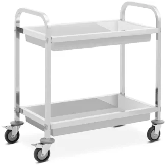 Tarjoiluvaunu – 2 hyllyä – 62,5 x 38 x 10 cm – 54 kg – Royal Catering