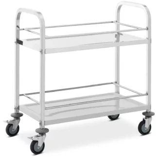 Tarjoiluvaunu – 2 tasoa – 70 x 38 x 3 cm – 72 kg – Royal Catering