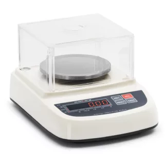 Tarkkuusvaaka – 500 g / 0,01 g – Ø 130 mm – LED – tuulisuoja