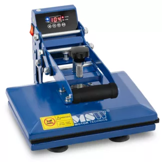 Tekstiili-painokone – 23 x 30 cm – enintään 250 °C – LCD-näyttö – ajastin