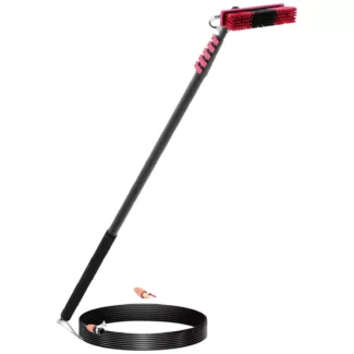 Teleskooppi-pesuharja – vesiliitännällä – aurinkopaneeleille ja ikkunoille – 1800 – 9050 mm