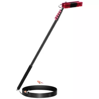 Teleskooppi-pesuharja – vesiliitännällä – aurinkopaneeleille ja ikkunoille – 1820 – 8900 mm