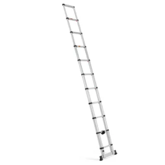 Teleskooppitikkaat – 10 askelmaa – alumiinia – korkeus: 0,85 – 3,20 m