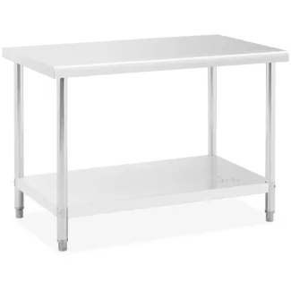 Teräspöytä- RST – 120 x 70 cm