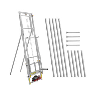 Tikasnostin – 15 m – 200 kg – pystysuora rakenne – myös tasakatoille