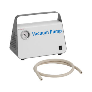 Tyhjiöpumppu – öljytön – 15 l/min – 0,8 bar – manometri