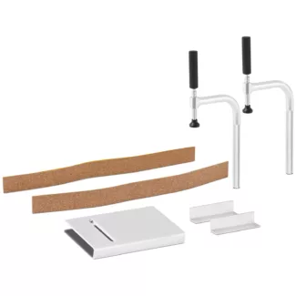 Työpenkin lisävarusteet – 7 kpl – korkki, alumiini, teräs